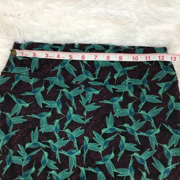 NWOT Lularoe Hummingbird One Size Leggings - Picture 8 of 8